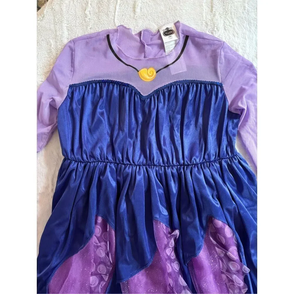 Disney Classic Little Mermaid Ursula Costume Size 10-12